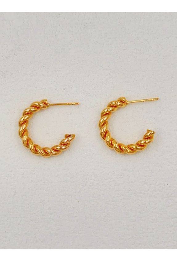BOUCLE D'OREILLE EN ACIER INOXYDABLE