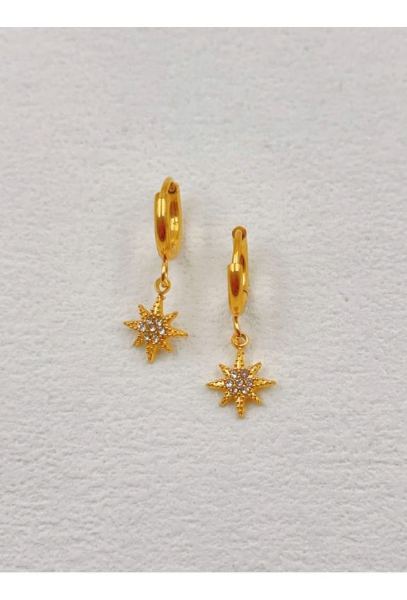BOUCLE D'OREILLE EN ACIER INOXYDABLE