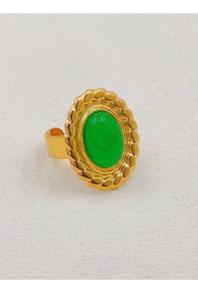 BAGUE REGLABLE EN ACIER INOXYDABLE