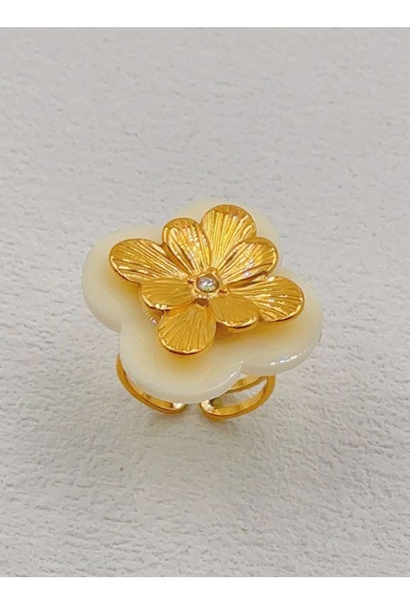 BAGUE REGLABLE EN ACIER INOXYDABLE