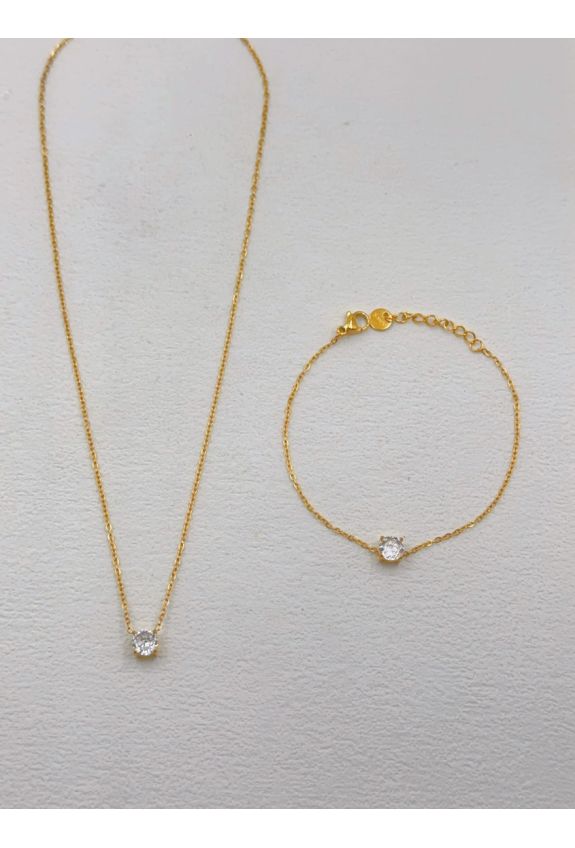 Parure de bijoux en acier inoxydable