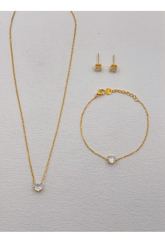 Parure de bijoux en acier inoxydable