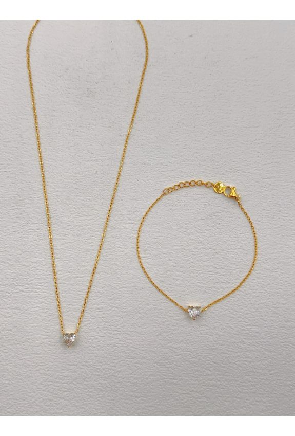 Parure de bijoux en acier inoxydable