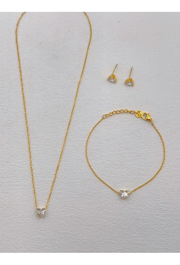 Parure de bijoux en acier inoxydable
