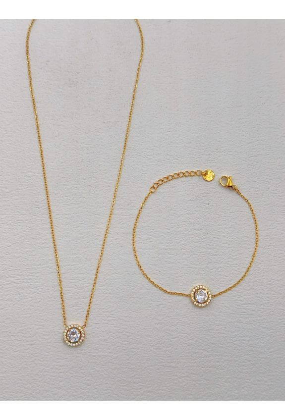 Parure de bijoux en acier inoxydable