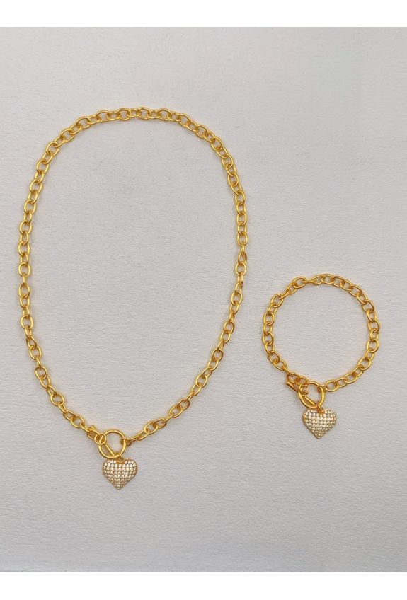 Parure de bijoux en acier inoxydable
