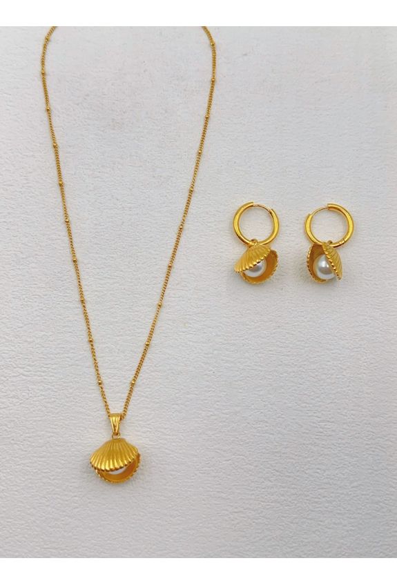 Parure de bijoux en acier inoxydable