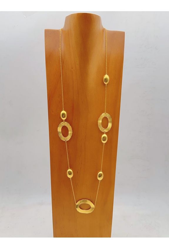 COLLIER SAUTOIR EN ACIER INOXYDABLE