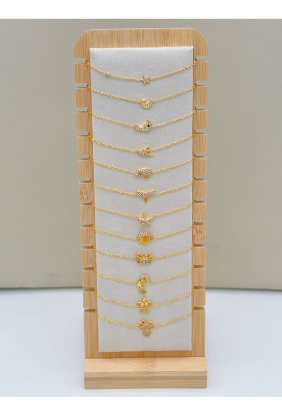 LOT DE 12 BRACELETS ACIER INOXYDABLE SANS PRESENTOIR