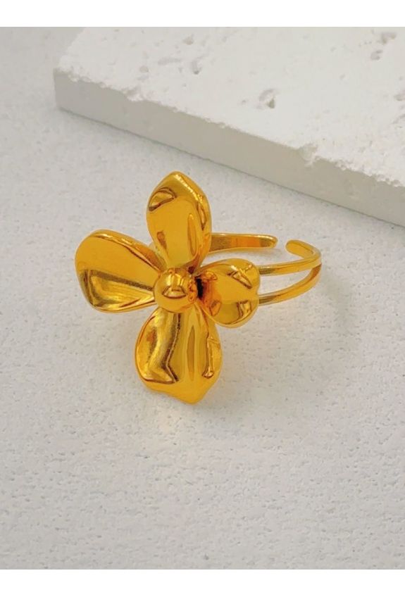 BAGUE REGLABLE EN ACIER INOXYDABLE