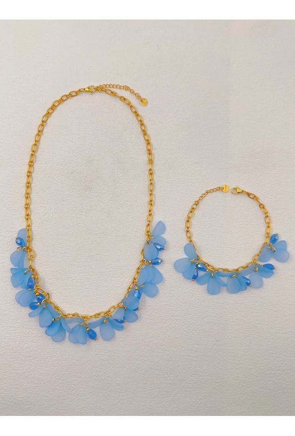 Parure de bijoux en acier inoxydable