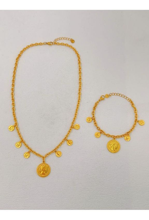 Parure de bijoux en acier inoxydable