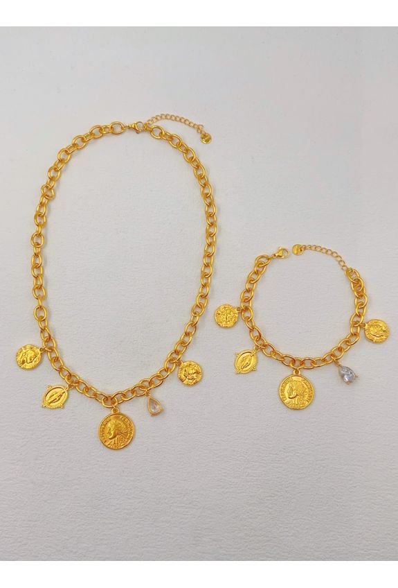 Parure de bijoux en acier inoxydable