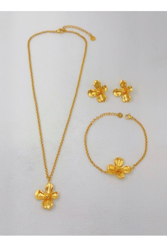 Parure de bijoux en acier inoxydable