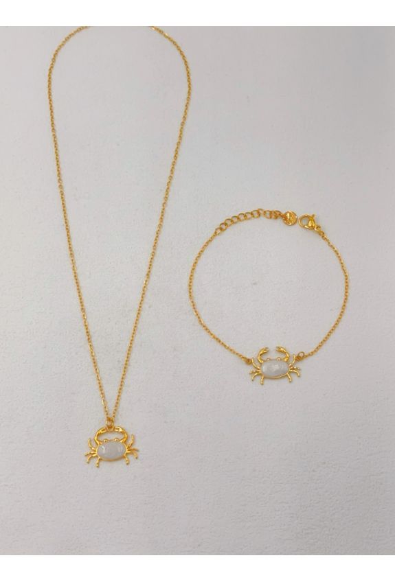 Parure de bijoux en acier inoxydable