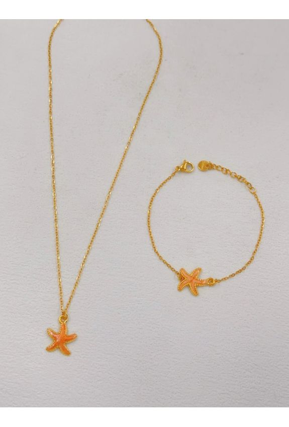 Parure de bijoux en acier inoxydable