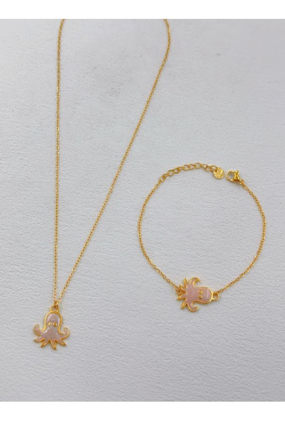 Parure de bijoux en acier inoxydable