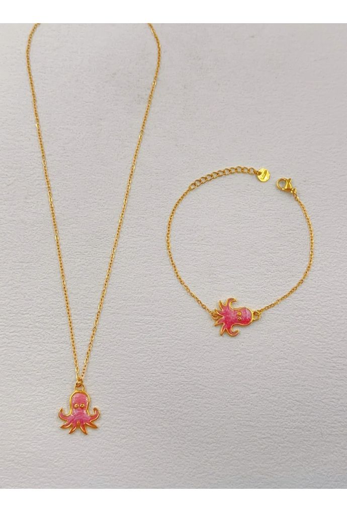 Parure de bijoux en acier inoxydable