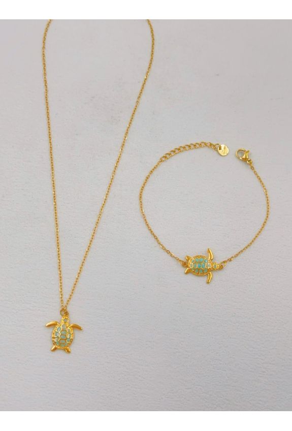 Parure de bijoux en acier inoxydable