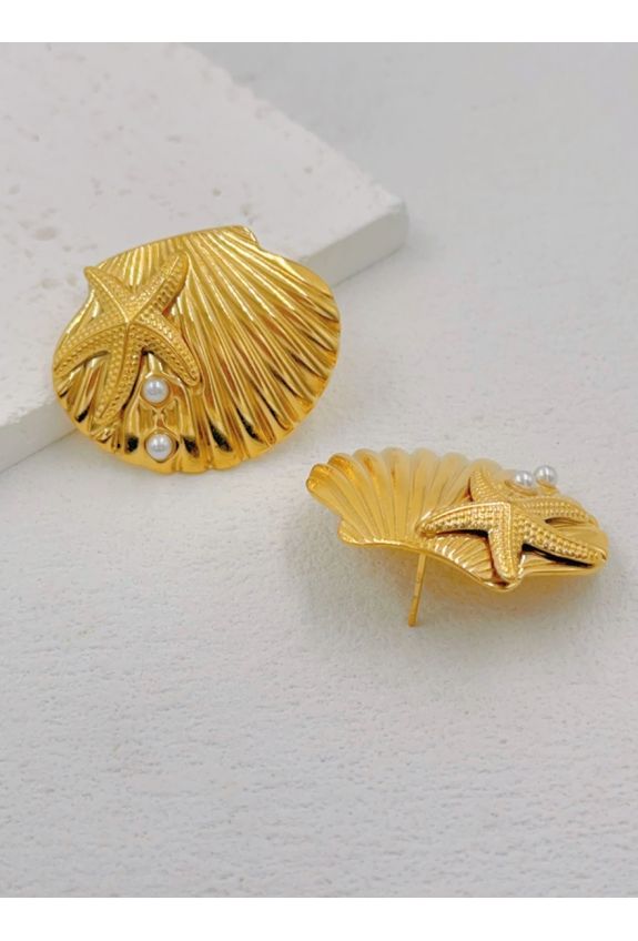 BOUCLE D'OREILLE EN ACIER INOXYDABLE