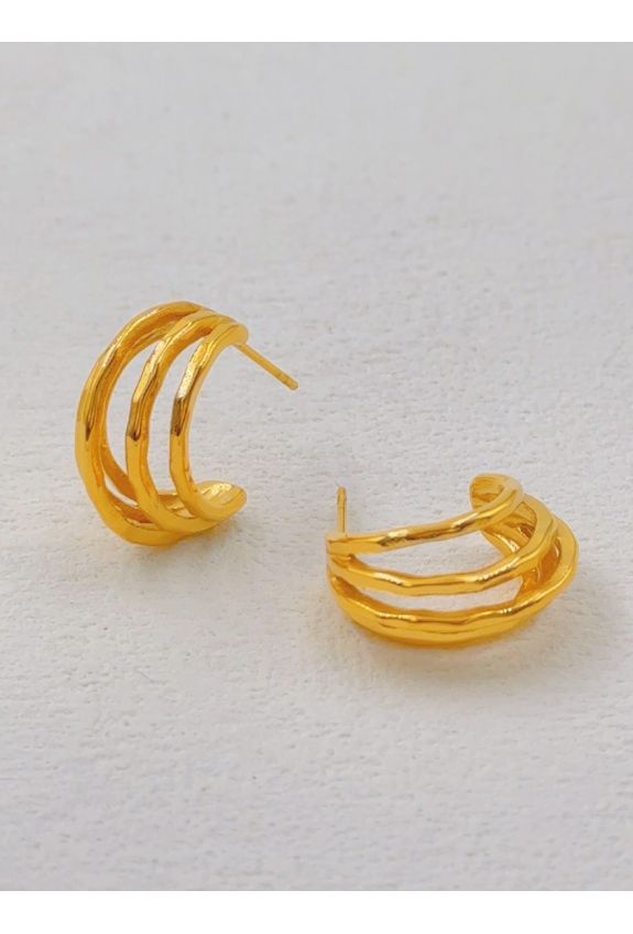 BOUCLE D'OREILLE EN ACIER INOXYDABLE