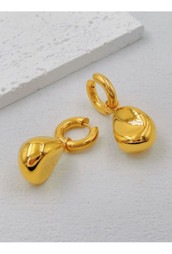 BOUCLE D'OREILLE EN ACIER INOXYDABLE