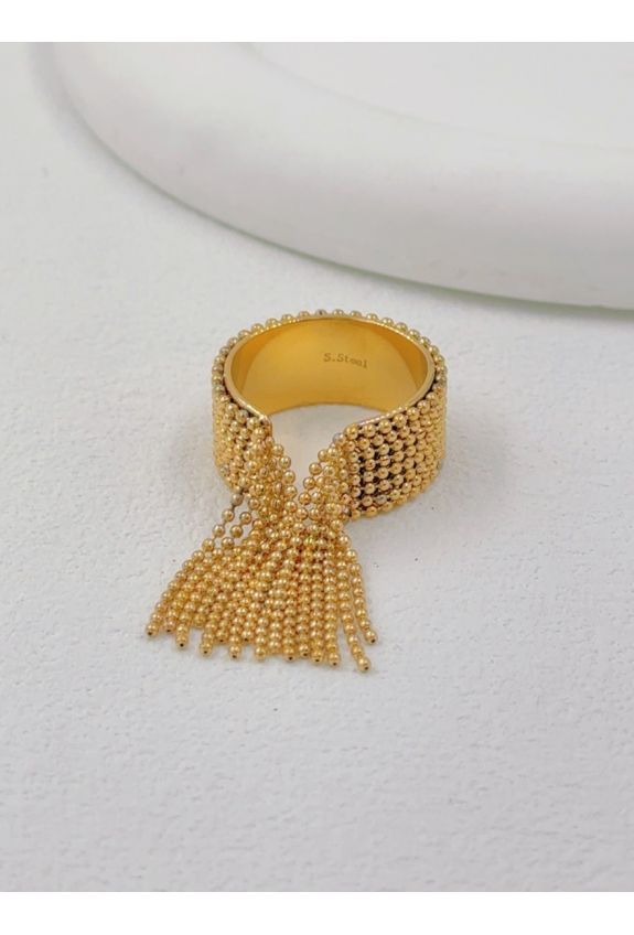BAGUE REGLABLE EN ACIER INOXYDABLE