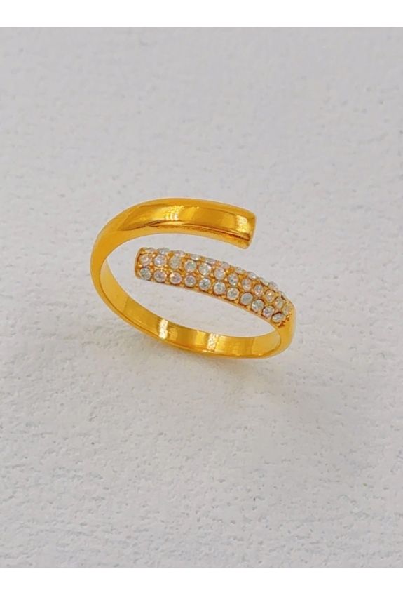 BAGUE REGLABLE EN ACIER INOXYDABLE