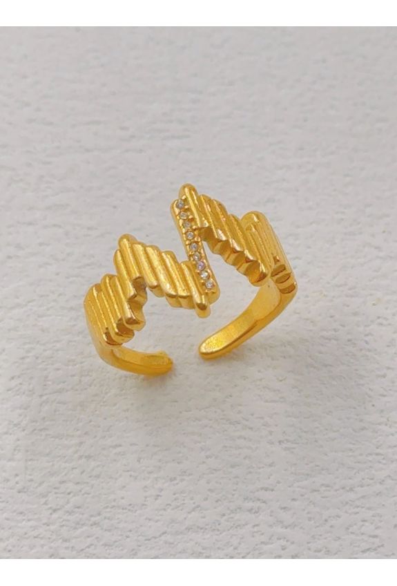 BAGUE REGLABLE EN ACIER INOXYDABLE