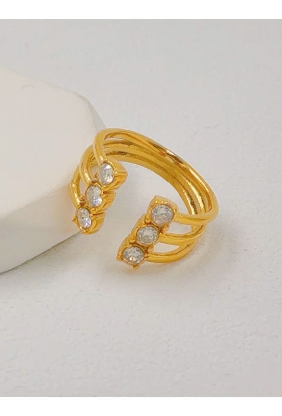 BAGUE REGLABLE EN ACIER INOXYDABLE