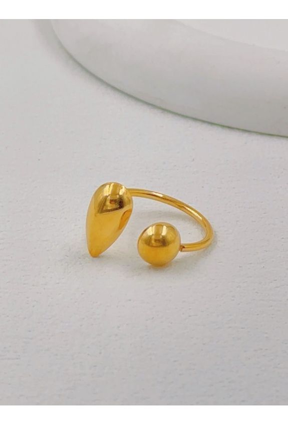 BAGUE REGLABLE EN ACIER INOXYDABLE