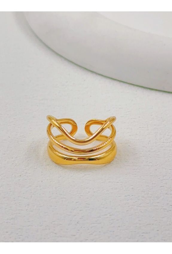 BAGUE REGLABLE EN ACIER INOXYDABLE