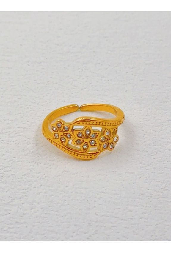 BAGUE REGLABLE EN ACIER INOXYDABLE