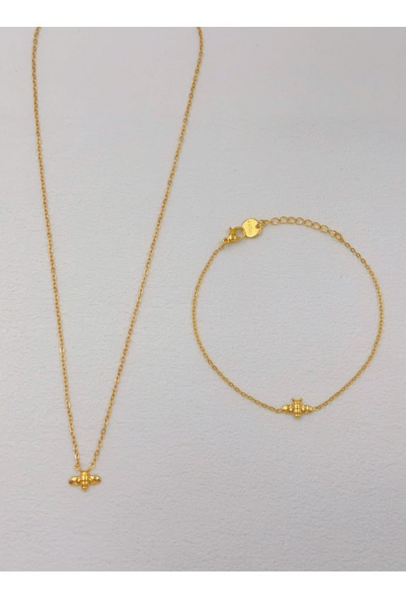 Parure de bijoux en acier inoxydable