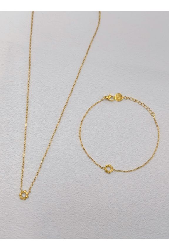 Parure de bijoux en acier inoxydable