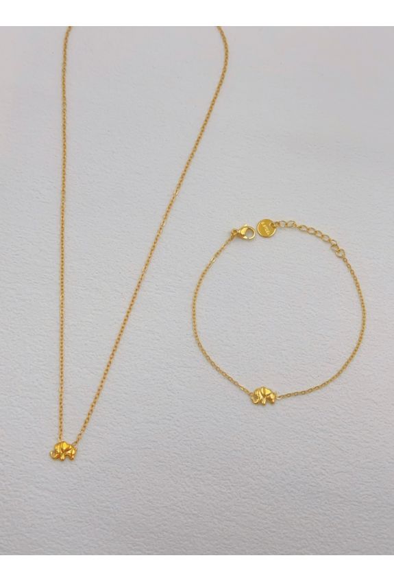 Parure de bijoux en acier inoxydable
