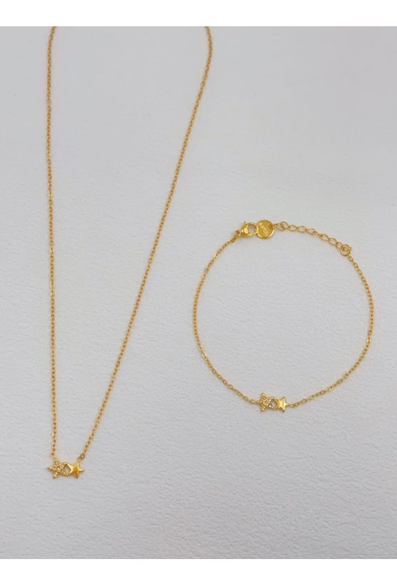 Parure de bijoux en acier inoxydable