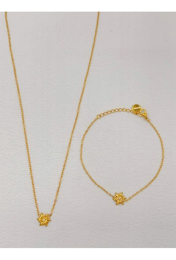 Parure de bijoux en acier inoxydable