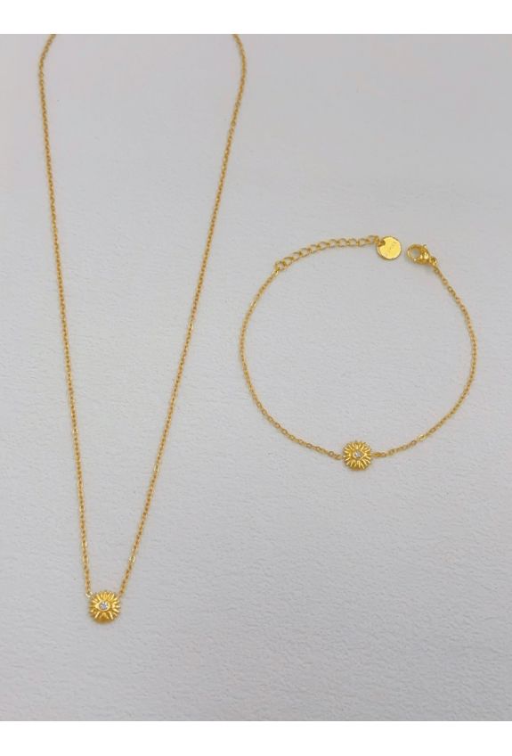 Parure de bijoux en acier inoxydable