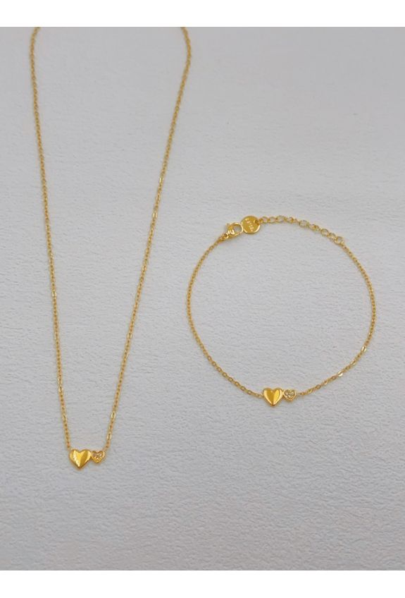 Parure de bijoux en acier inoxydable