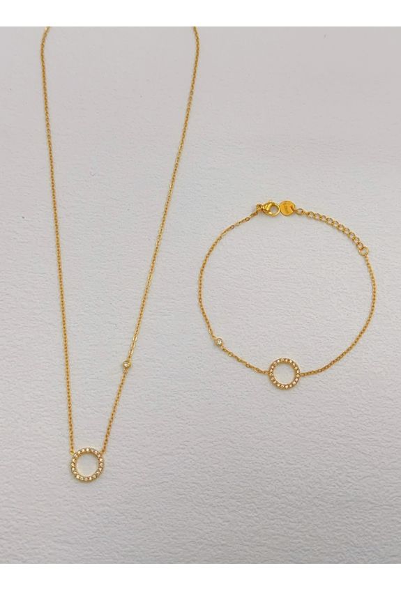 Parure de bijoux en acier inoxydable