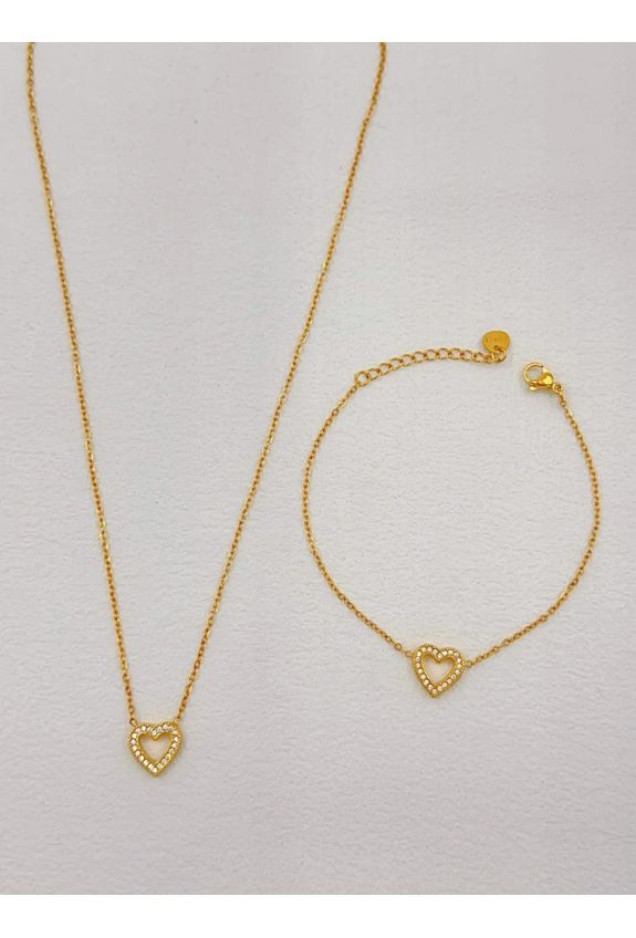 Parure de bijoux en acier inoxydable