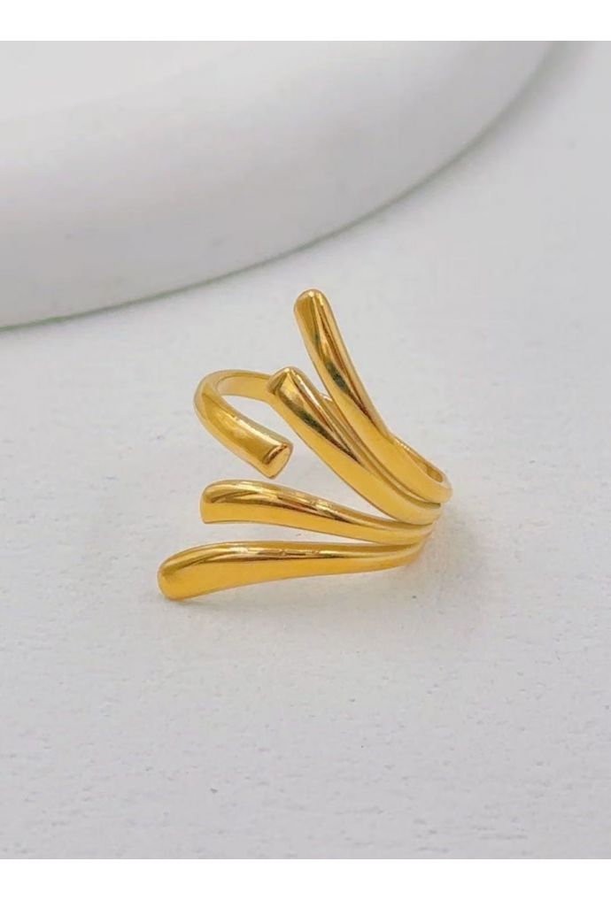 BAGUE REGLABLE EN ACIER INOXYDABLE