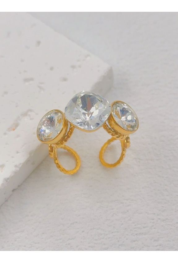 BAGUE REGLABLE EN ACIER INOXYDABLE