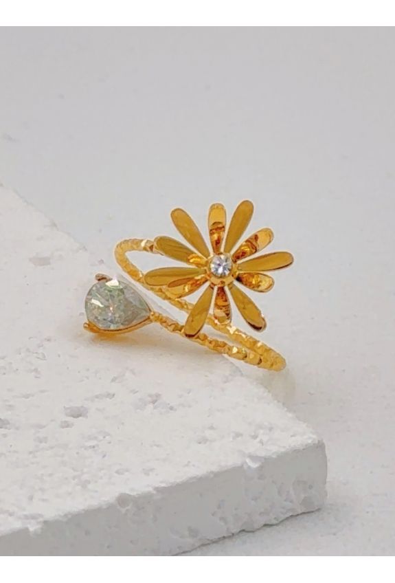BAGUE REGLABLE EN ACIER INOXYDABLE