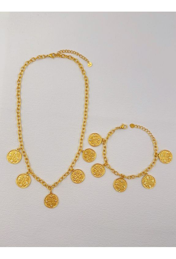 Parure de bijoux en acier inoxydable