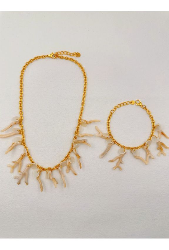Parure de bijoux en acier inoxydable