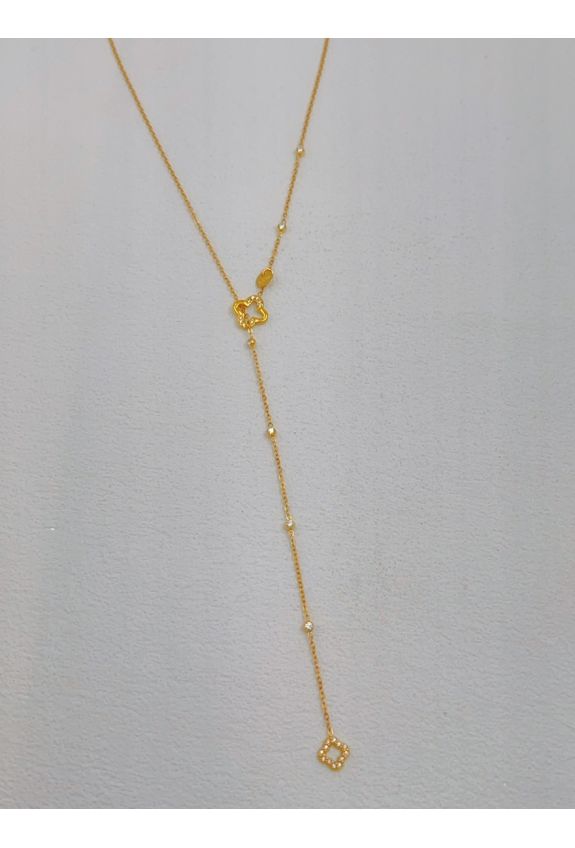 COLLIER Y EN ACIER INOXYDABLE