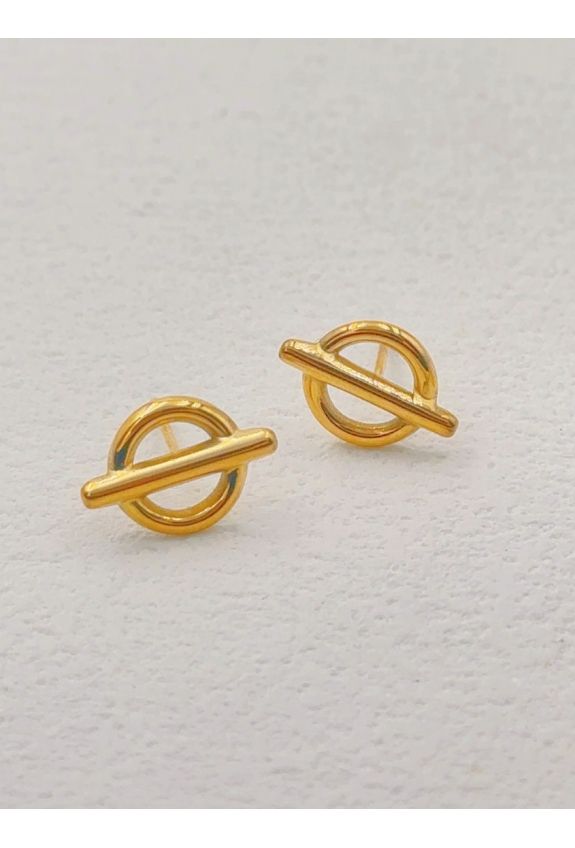 BOUCLE D'OREILLE EN ACIER INOXYDABLE