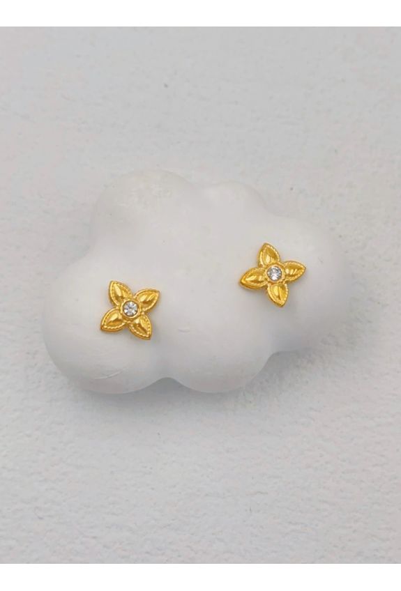 BOUCLE D'OREILLE EN ACIER INOXYDABLE